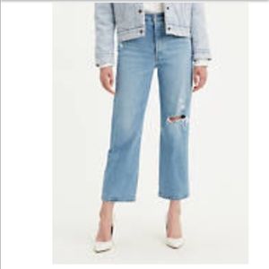 levi’s Ribcage straight ankle jeans 27W*27L